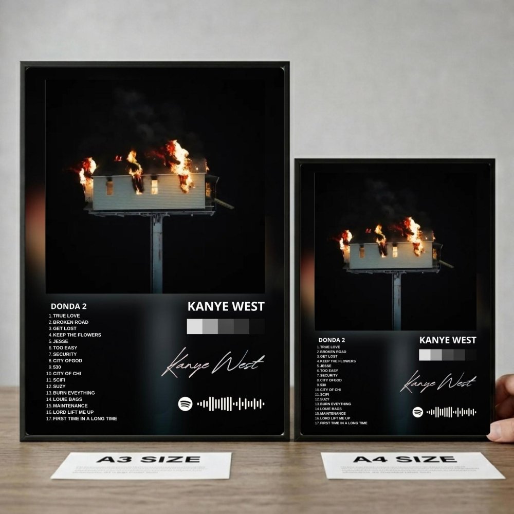 Kanye West – Donda 2 Poster with Frame - Vibes DistrictKanye West – Donda 2 Poster with Frame poster NeroVibes District