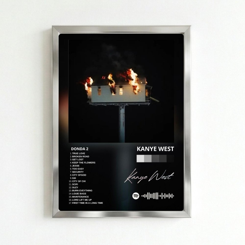 Kanye West – Donda 2 Poster with Frame - Vibes DistrictKanye West – Donda 2 Poster with Frame poster NeroVibes District