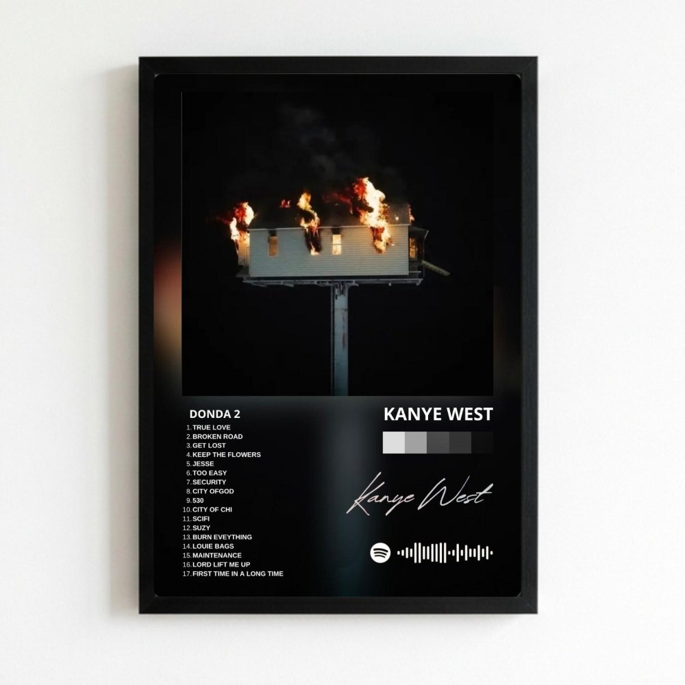 Kanye West – Donda 2 Poster with Frame - Vibes DistrictKanye West – Donda 2 Poster with Frame poster NeroVibes District