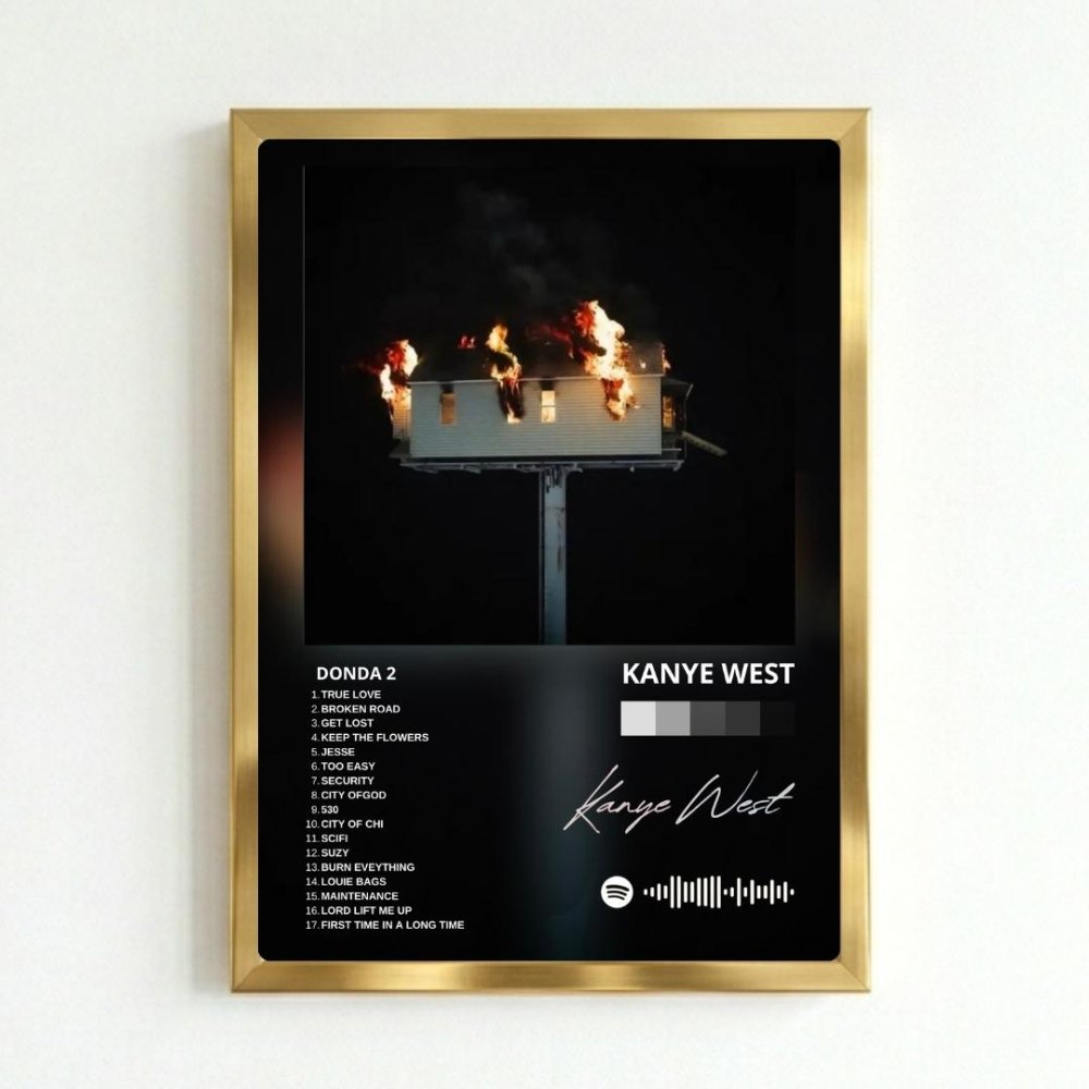 Kanye West – Donda 2 Poster with Frame - Vibes DistrictKanye West – Donda 2 Poster with Frame poster NeroVibes District
