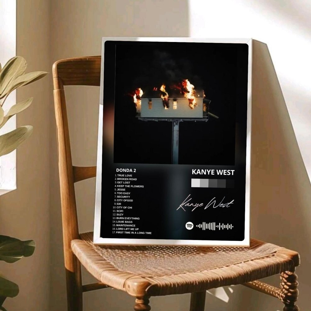 Kanye West – Donda 2 Poster with Frame - Vibes DistrictKanye West – Donda 2 Poster with Frame poster NeroVibes District
