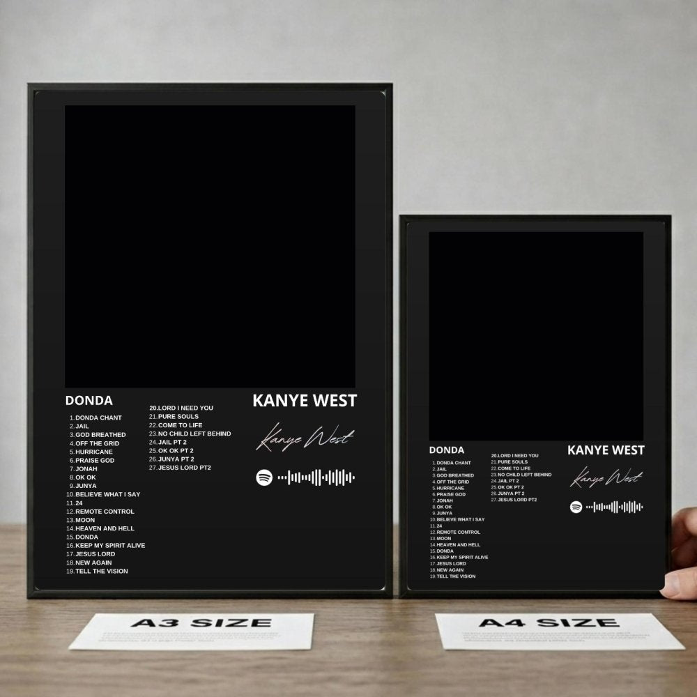 Kanye West – Donda Poster with Frame - Vibes DistrictKanye West – Donda Poster with Frame poster A3Vibes District
