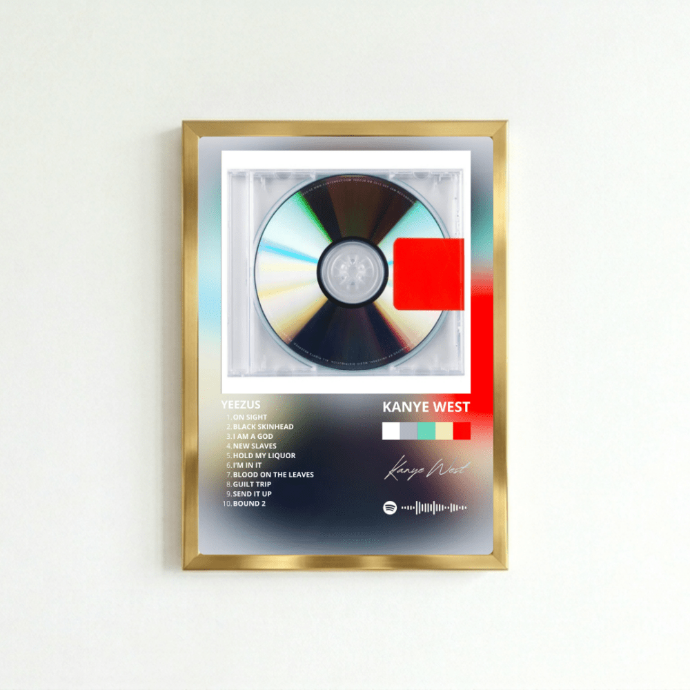 Kanye west: yeezus - Vibes DistrictKanye west: yeezus poster GoldVibes District