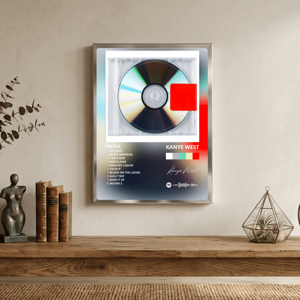 Kanye west: yeezus - Vibes DistrictKanye west: yeezus poster GoldVibes District