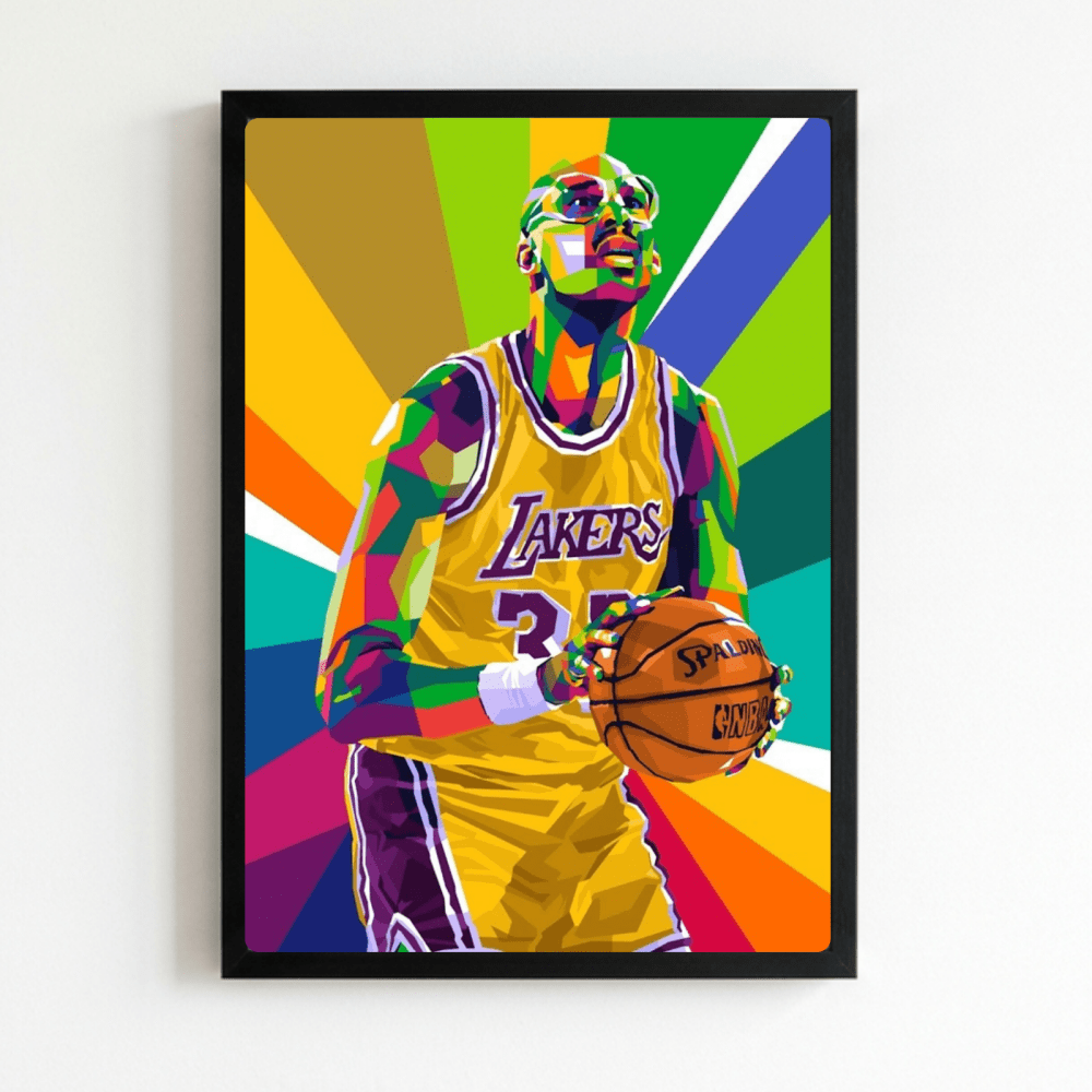 Kareem Abdul-Jabbar - Basket - Vibes DistrictKareem Abdul-Jabbar - Basket poster NeroVibes District