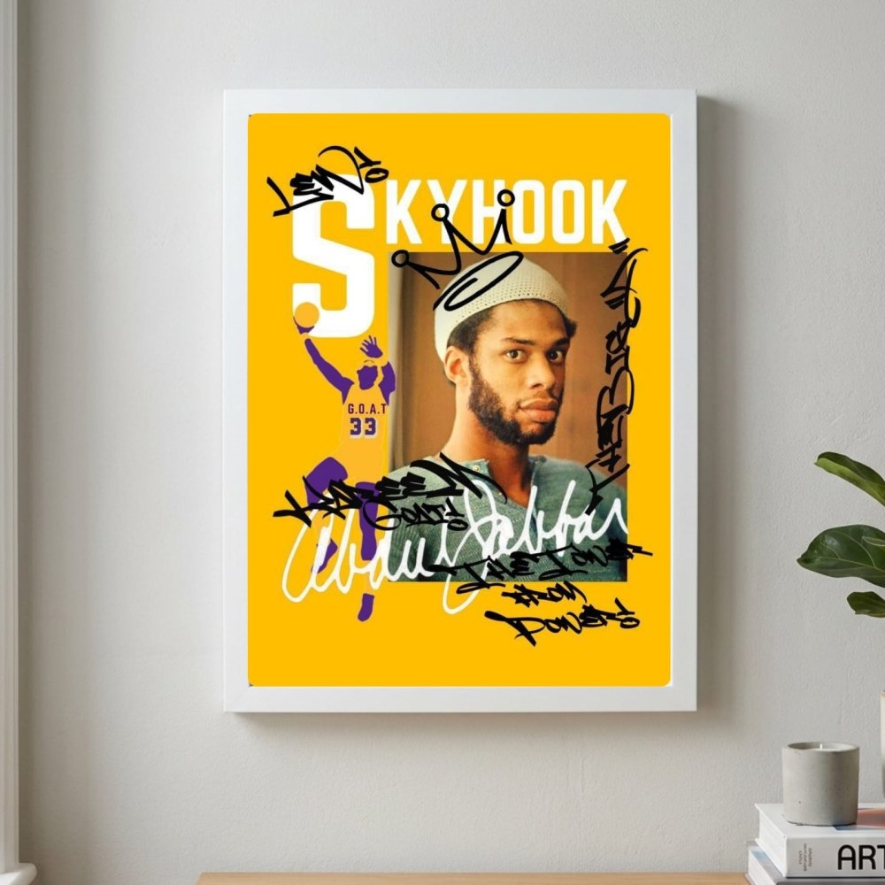 Kareem Abdul-Jabbar - Basket - Vibes DistrictKareem Abdul-Jabbar - Basket poster SilverVibes District