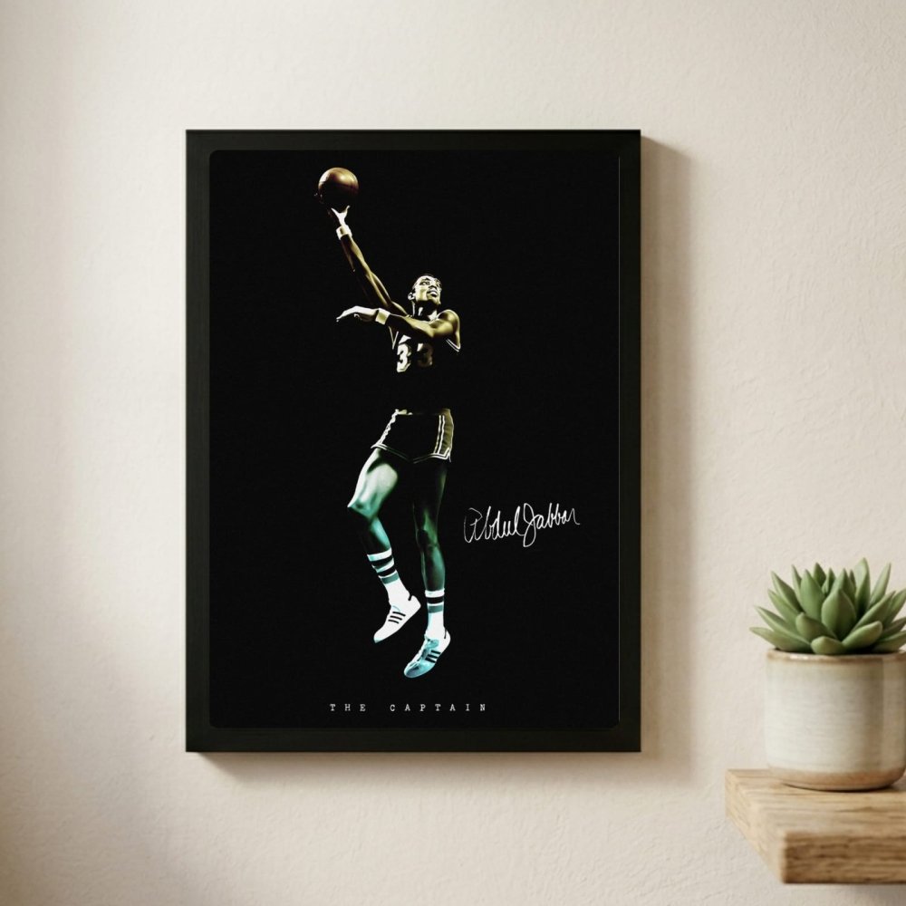 Kareem Abdul-Jabbar - Basket - Vibes DistrictKareem Abdul-Jabbar - Basket poster GoldVibes District