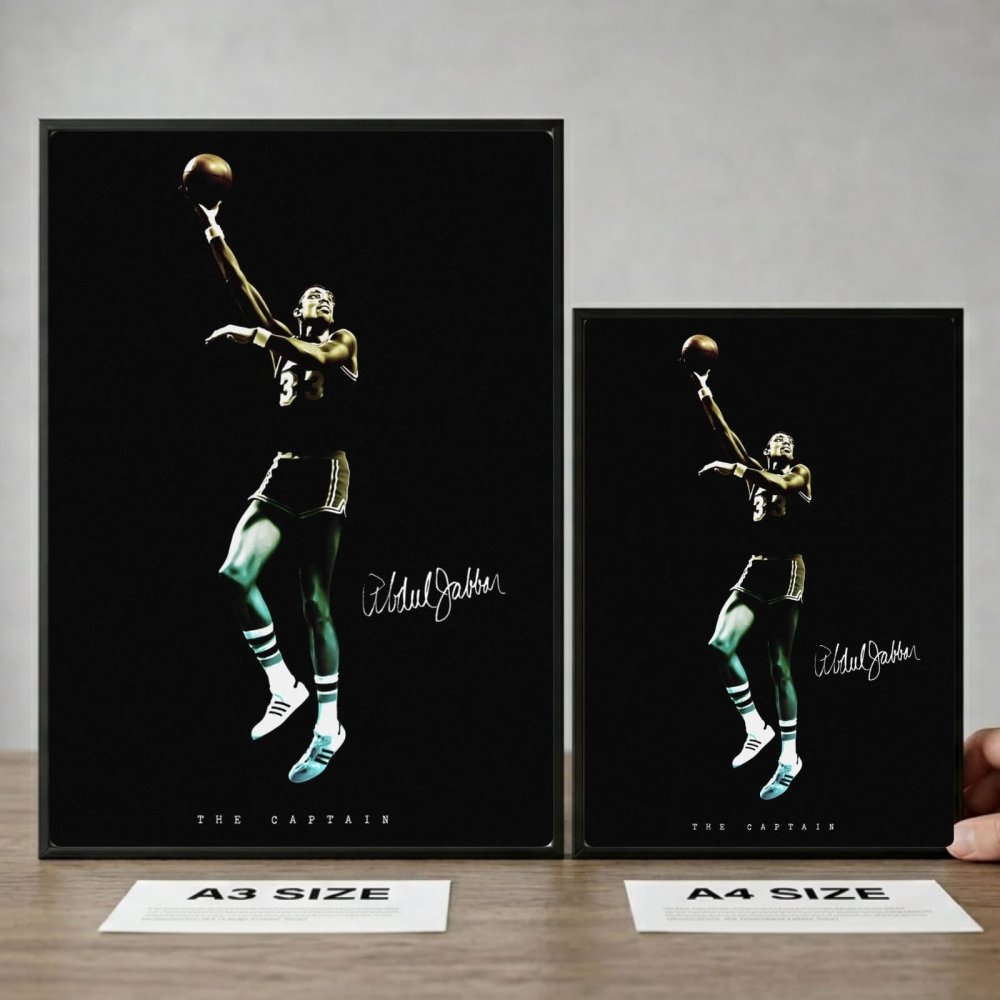 Kareem Abdul-Jabbar - Basket - Vibes DistrictKareem Abdul-Jabbar - Basket poster GoldVibes District
