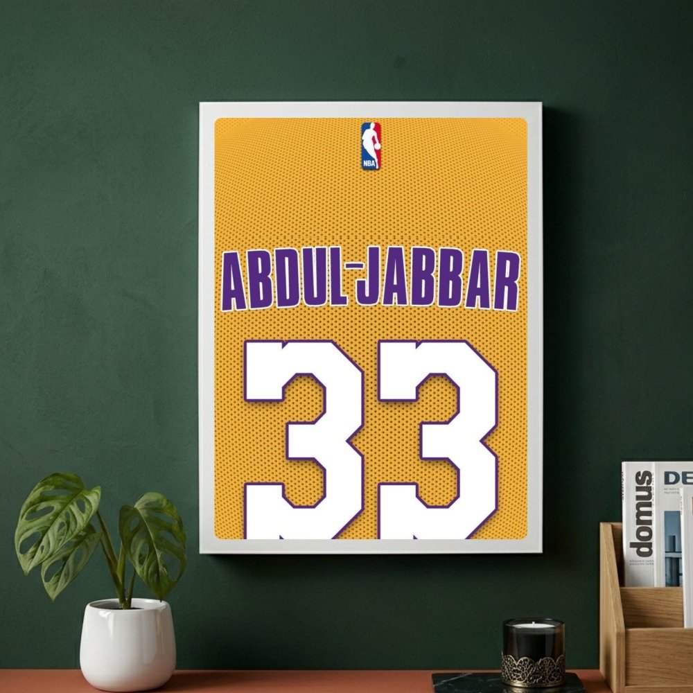 Kareem Abdul-Jabbar - Basket - Vibes DistrictKareem Abdul-Jabbar - Basket poster GoldVibes District