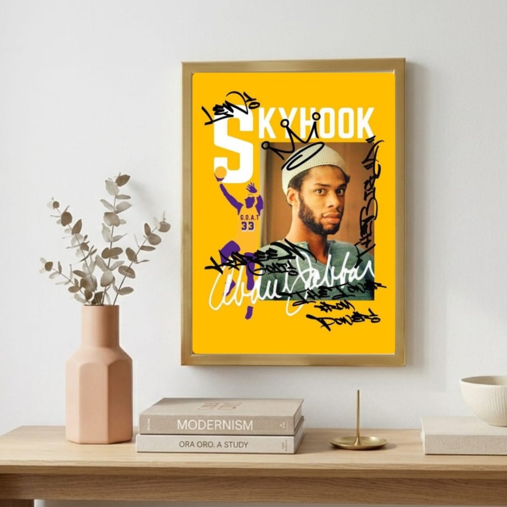 Kareem Abdul-Jabbar - Basket - Vibes DistrictKareem Abdul-Jabbar - Basket poster SilverVibes District