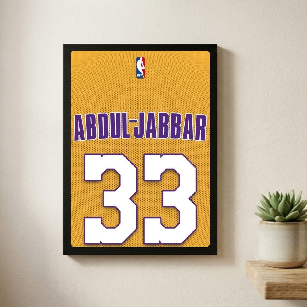 Kareem Abdul-Jabbar - Basket - Vibes DistrictKareem Abdul-Jabbar - Basket poster GoldVibes District