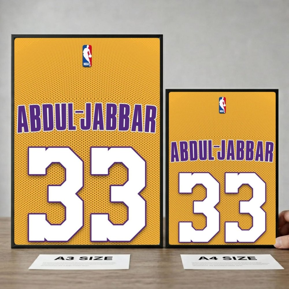 Kareem Abdul-Jabbar - Basket - Vibes DistrictKareem Abdul-Jabbar - Basket poster GoldVibes District