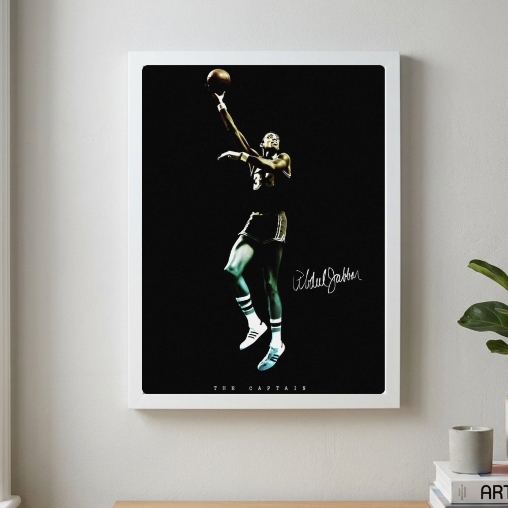Kareem Abdul-Jabbar - Basket - Vibes DistrictKareem Abdul-Jabbar - Basket poster GoldVibes District