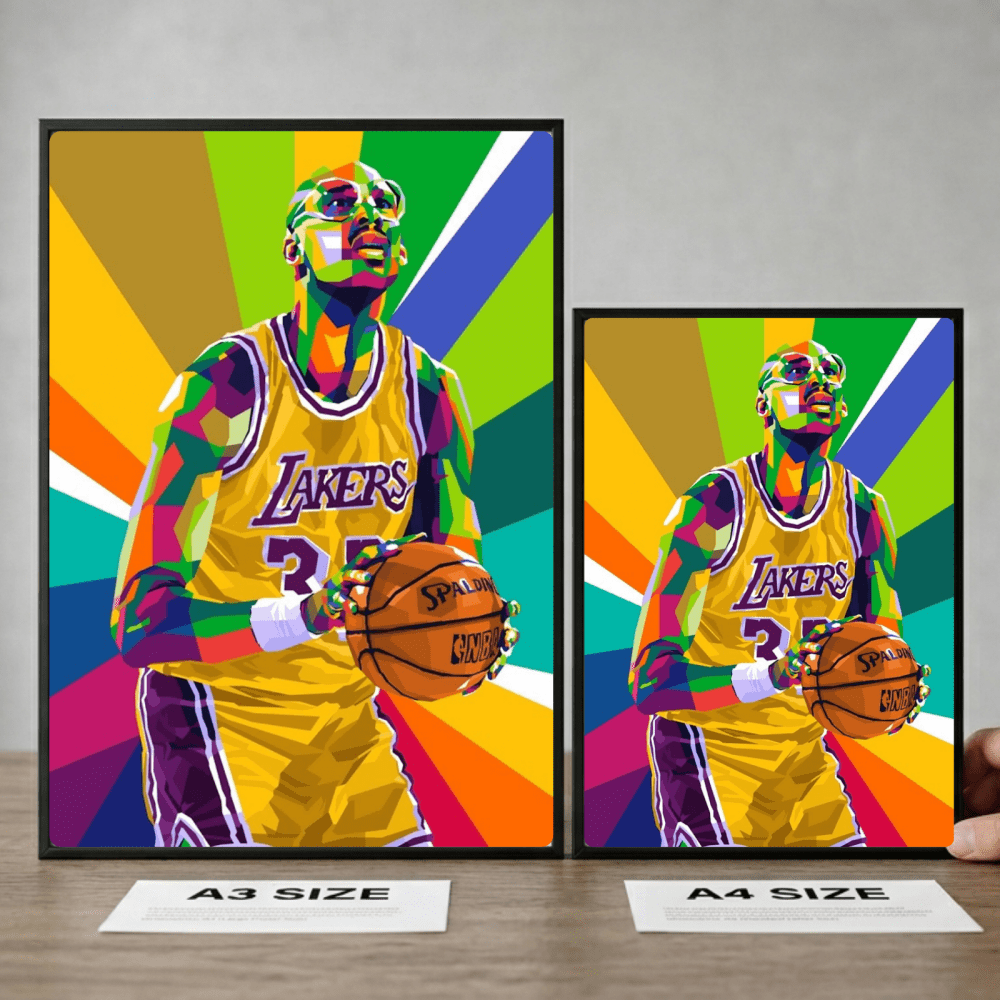 Kareem Abdul-Jabbar - Basket - Vibes DistrictKareem Abdul-Jabbar - Basket poster GoldVibes District