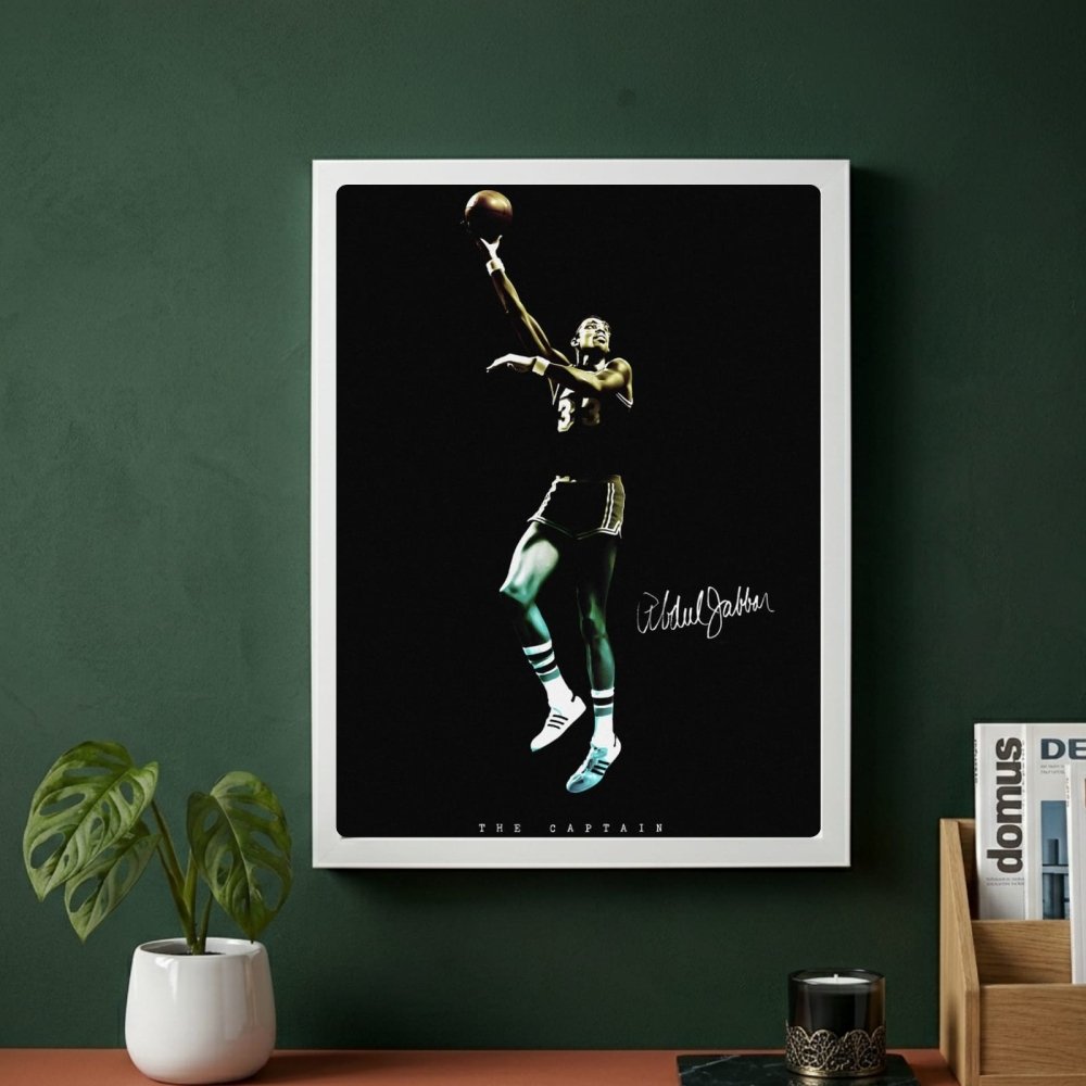 Kareem Abdul-Jabbar - Basket - Vibes DistrictKareem Abdul-Jabbar - Basket poster GoldVibes District