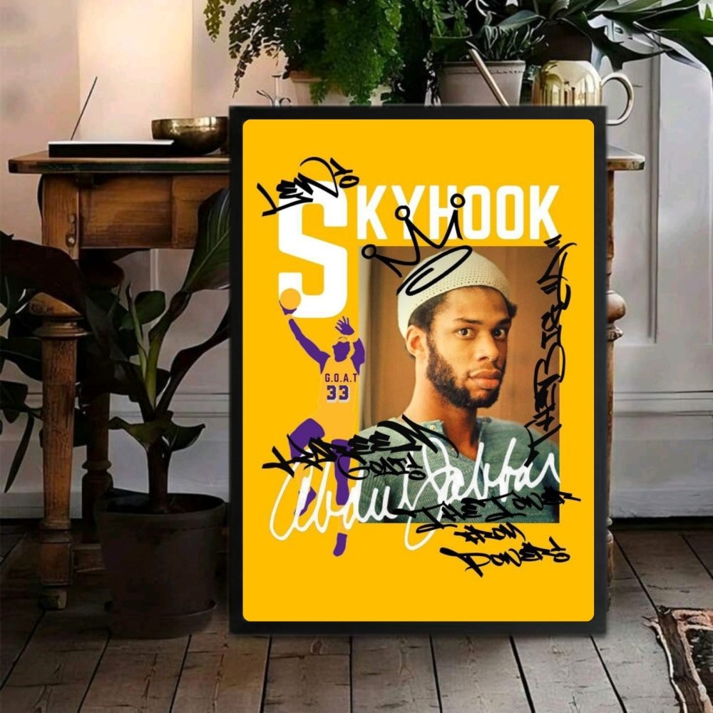Kareem Abdul-Jabbar - Basket - Vibes DistrictKareem Abdul-Jabbar - Basket poster SilverVibes District