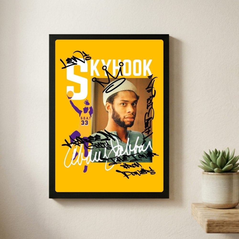 Kareem Abdul-Jabbar - Basket - Vibes DistrictKareem Abdul-Jabbar - Basket poster SilverVibes District