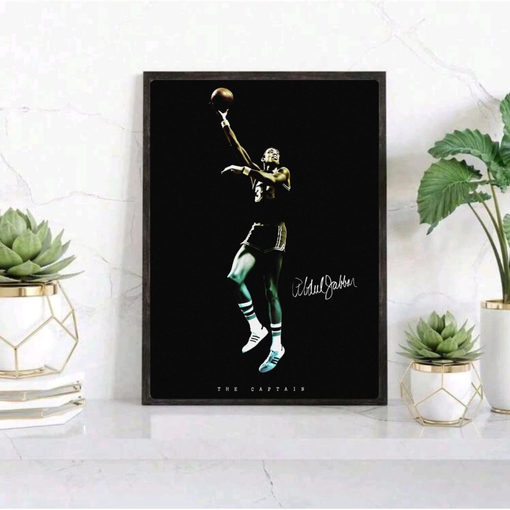 Kareem Abdul-Jabbar - Basket - Vibes DistrictKareem Abdul-Jabbar - Basket poster GoldVibes District