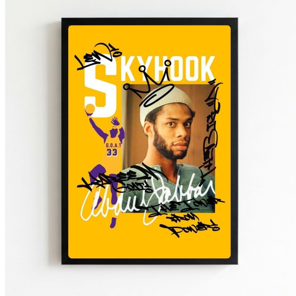 Kareem Abdul-Jabbar - Basket - Vibes DistrictKareem Abdul-Jabbar - Basket poster NeroVibes District
