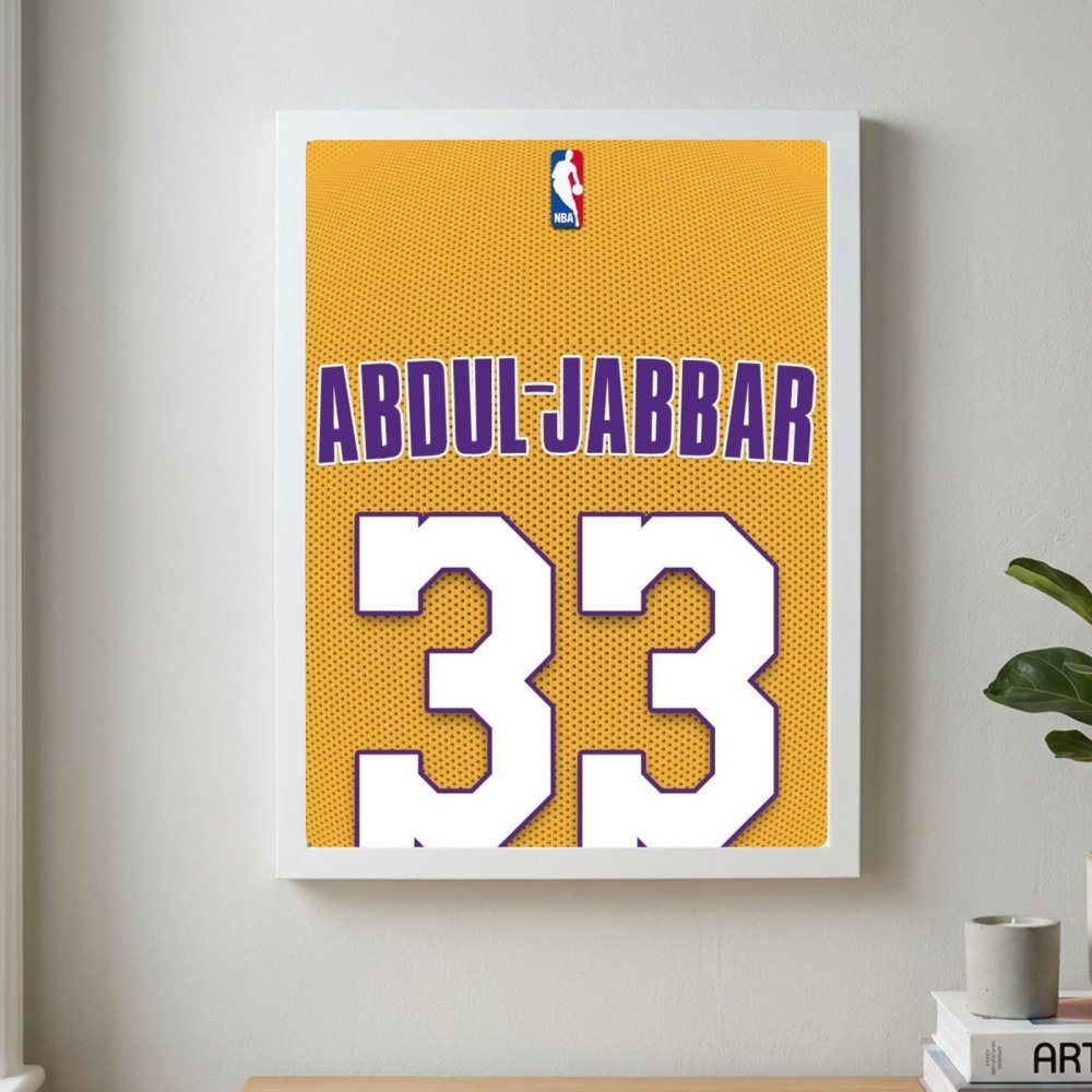 Kareem Abdul-Jabbar - Basket - Vibes DistrictKareem Abdul-Jabbar - Basket poster GoldVibes District
