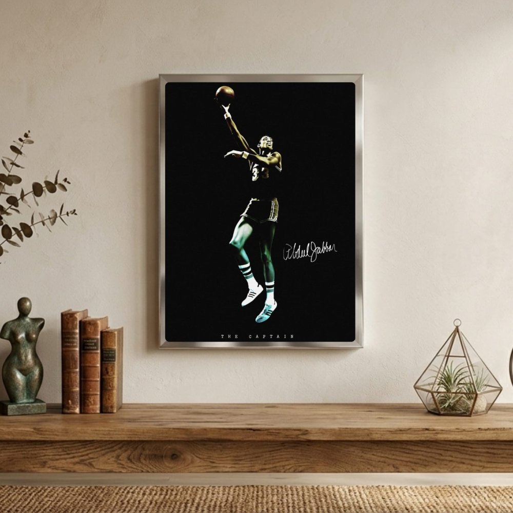 Kareem Abdul-Jabbar - Basket - Vibes DistrictKareem Abdul-Jabbar - Basket poster GoldVibes District