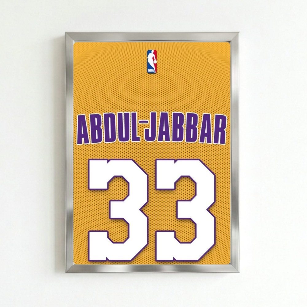 Kareem Abdul-Jabbar - Basket - Vibes DistrictKareem Abdul-Jabbar - Basket poster GoldVibes District