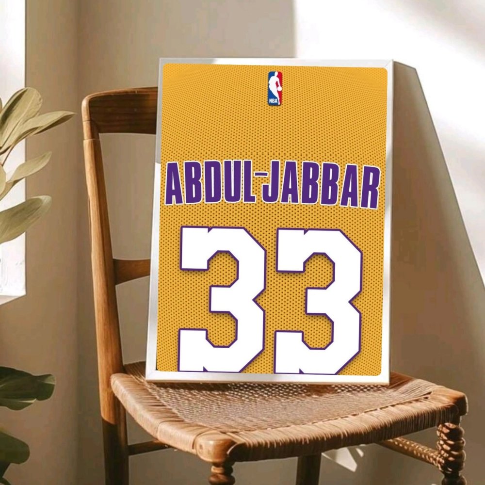 Kareem Abdul-Jabbar - Basket - Vibes DistrictKareem Abdul-Jabbar - Basket poster GoldVibes District