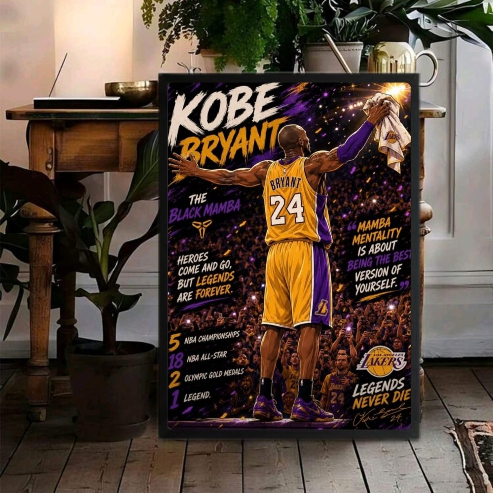 Kobe Bryant - Basket - Vibes DistrictKobe Bryant - Basket poster GoldVibes District