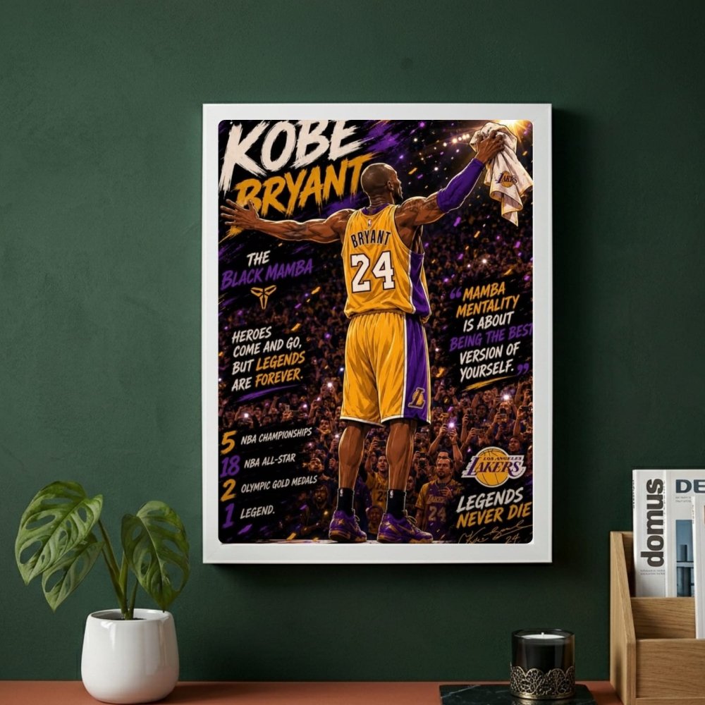 Kobe Bryant - Basket - Vibes DistrictKobe Bryant - Basket poster GoldVibes District