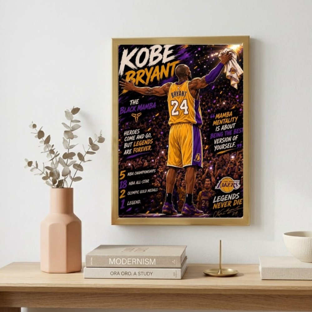 Kobe Bryant - Basket - Vibes DistrictKobe Bryant - Basket poster GoldVibes District