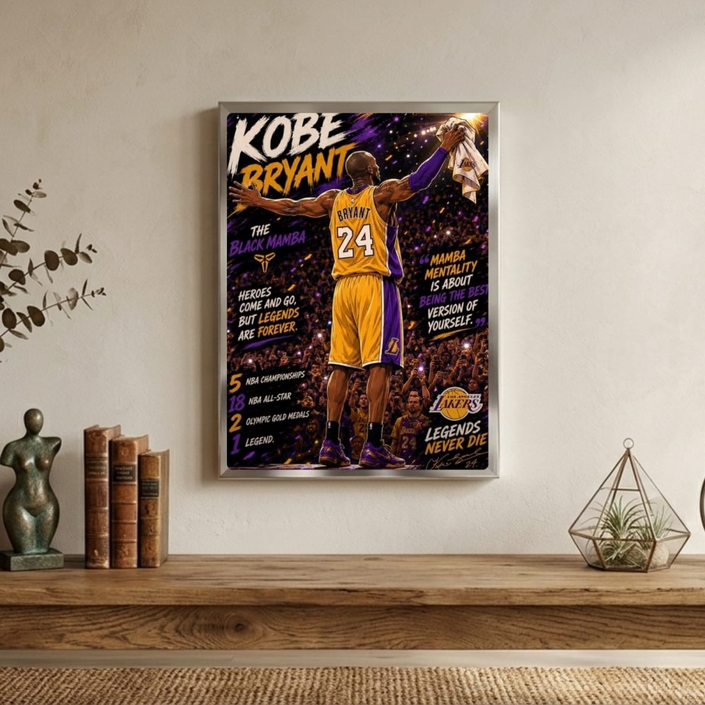 Kobe Bryant - Basket - Vibes DistrictKobe Bryant - Basket poster GoldVibes District