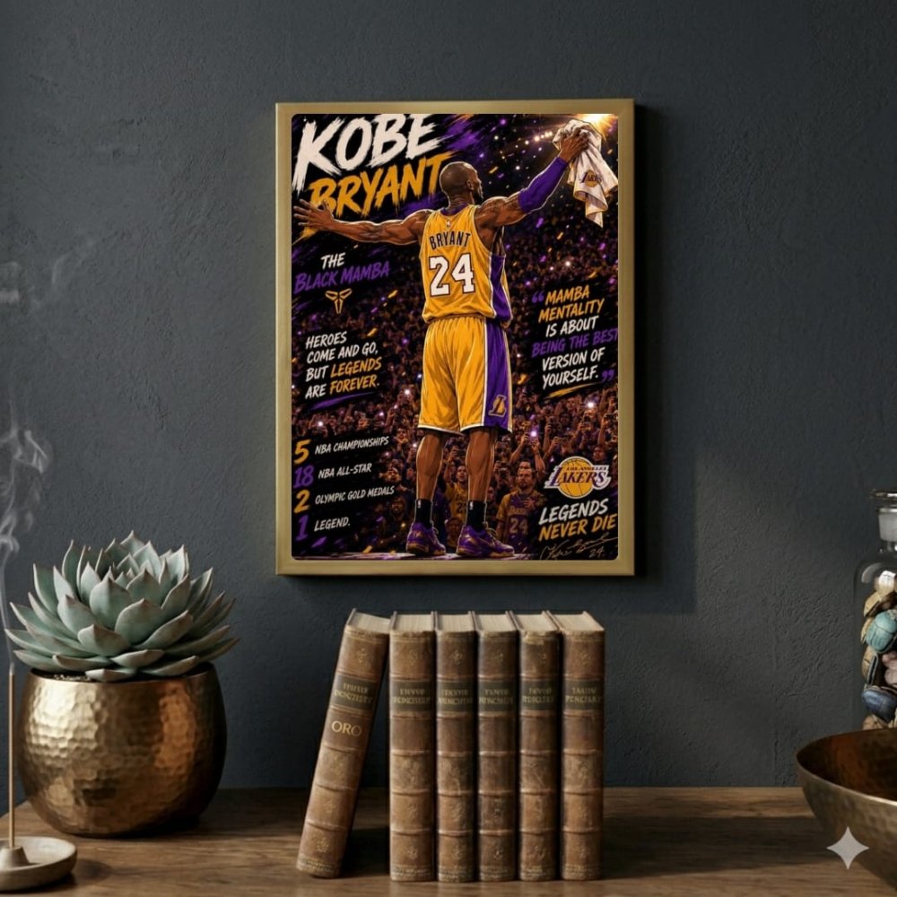 Kobe Bryant - Basket - Vibes DistrictKobe Bryant - Basket poster GoldVibes District