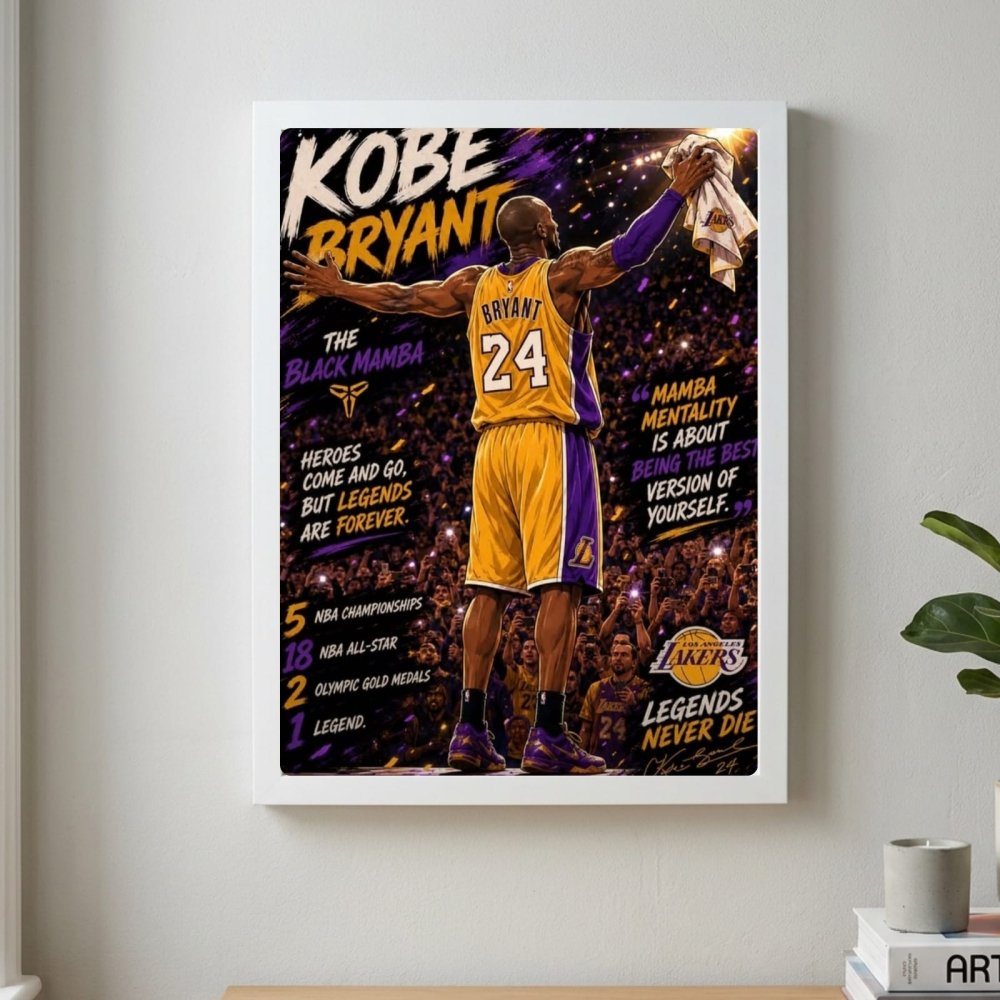Kobe Bryant - Basket - Vibes DistrictKobe Bryant - Basket poster GoldVibes District