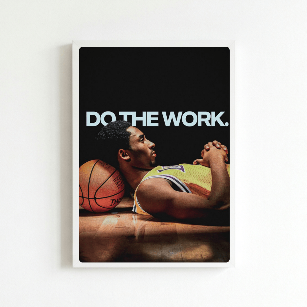 Kobe Bryant - Basket - Vibes DistrictKobe Bryant - Basket poster BiancoVibes District