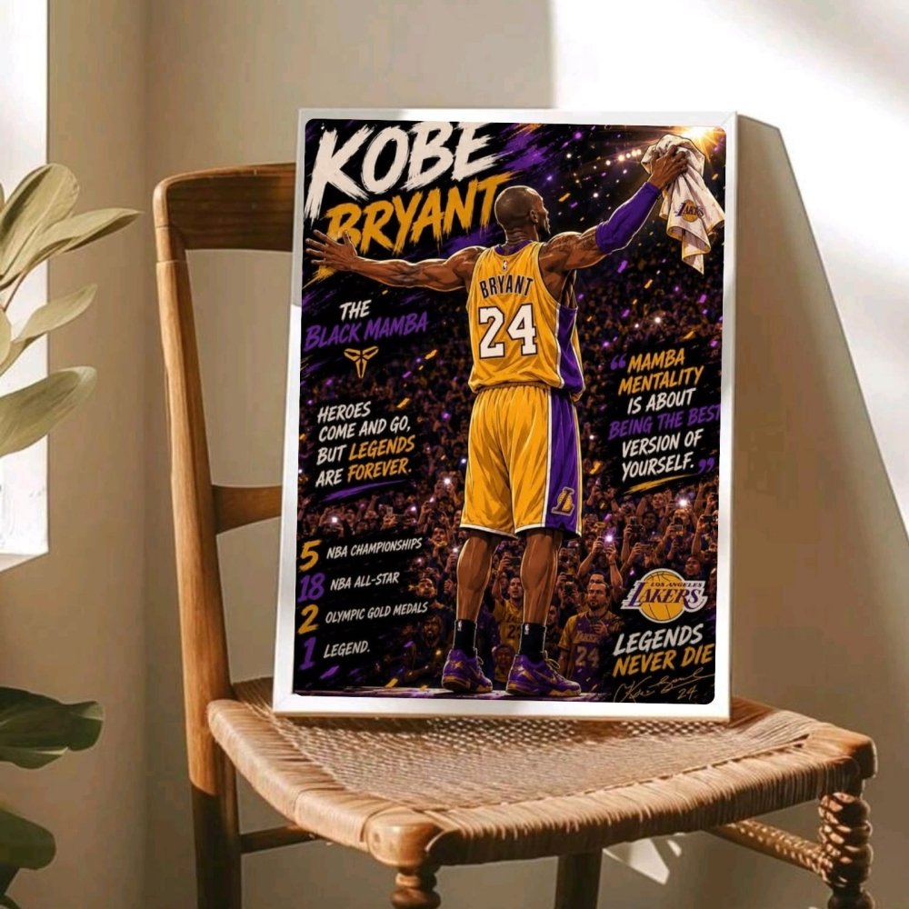 Kobe Bryant - Basket - Vibes DistrictKobe Bryant - Basket poster GoldVibes District