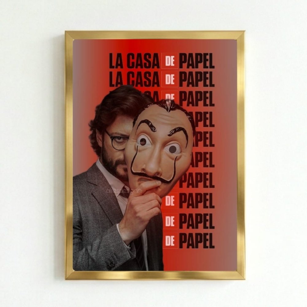 La casa de papel - Vibes DistrictLa casa de papel poster GoldVibes District