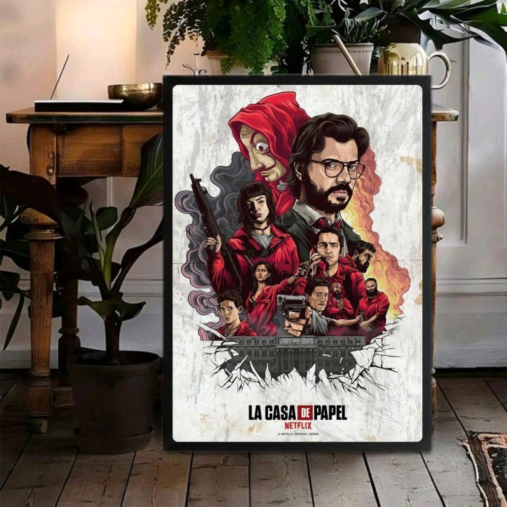 La casa de papel - Vibes DistrictLa casa de papel poster GoldVibes District