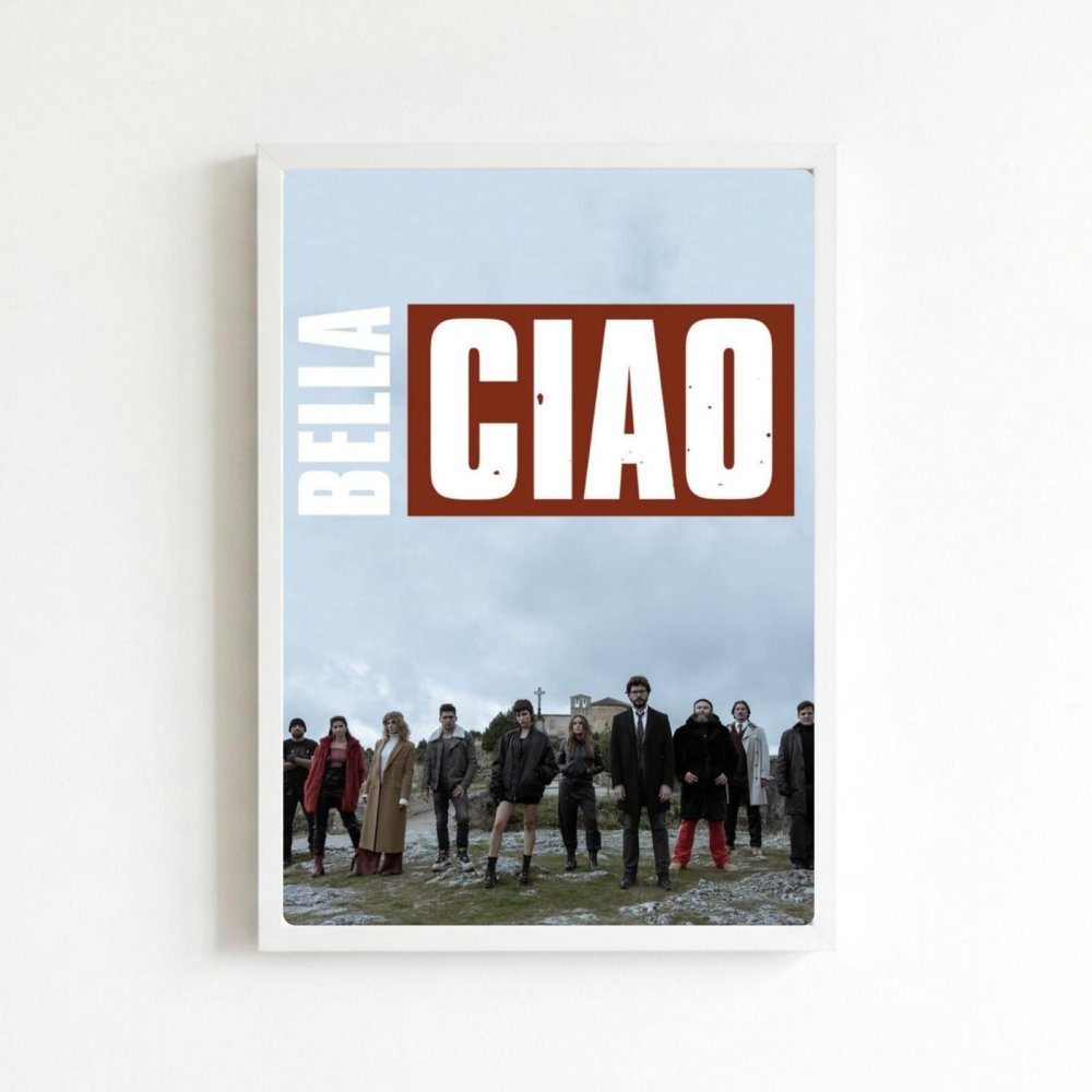 La casa de papel - Vibes DistrictLa casa de papel poster BiancoVibes District