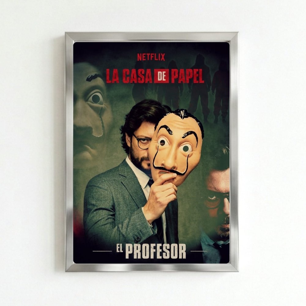 La casa de papel - Vibes DistrictLa casa de papel poster SilverVibes District