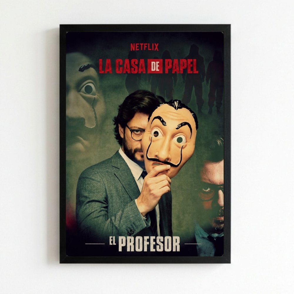 La casa de papel - Vibes DistrictLa casa de papel poster NeroVibes District