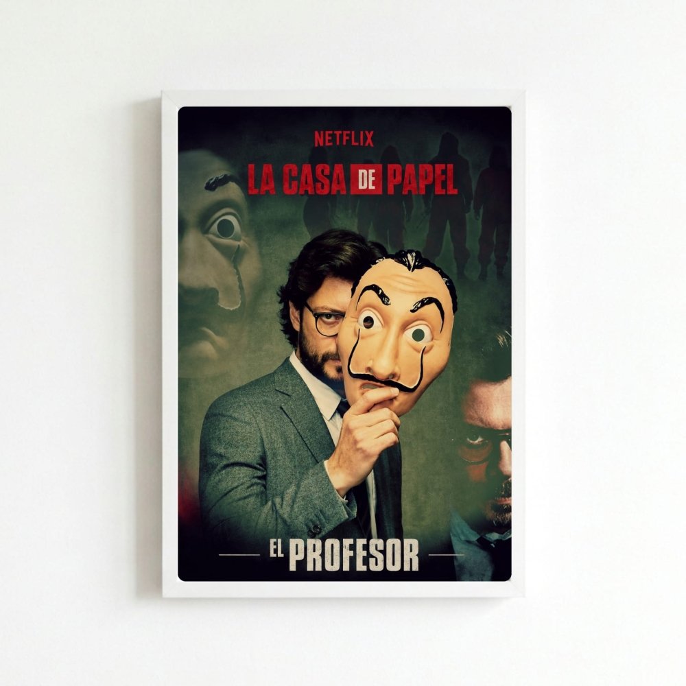 La casa de papel - Vibes DistrictLa casa de papel poster BiancoVibes District