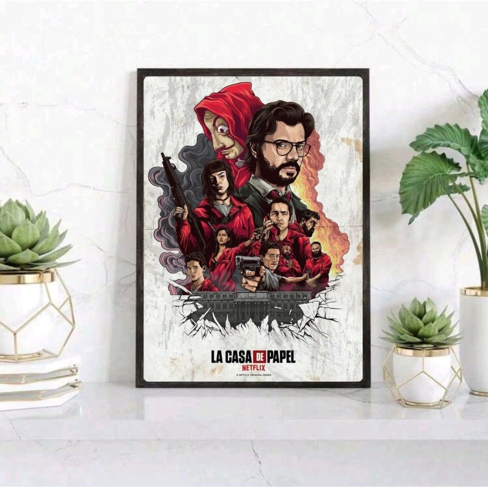 La casa de papel - Vibes DistrictLa casa de papel poster GoldVibes District