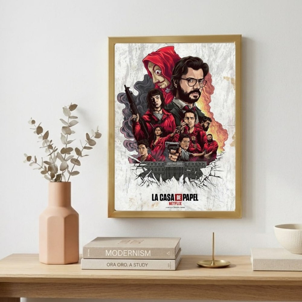 La casa de papel - Vibes DistrictLa casa de papel poster GoldVibes District