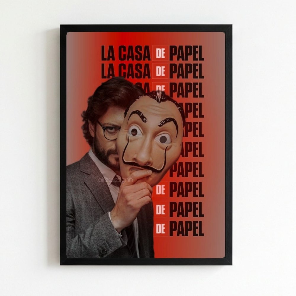 La casa de papel - Vibes DistrictLa casa de papel poster NeroVibes District
