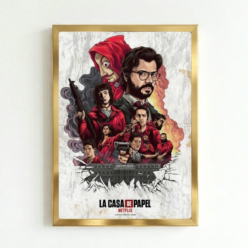 La casa de papel - Vibes DistrictLa casa de papel poster GoldVibes District