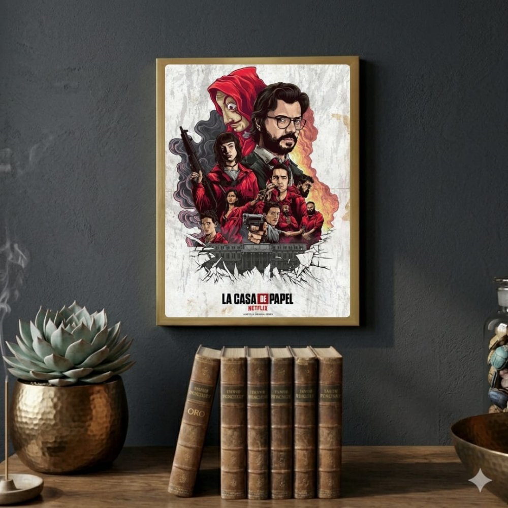 La casa de papel - Vibes DistrictLa casa de papel poster GoldVibes District