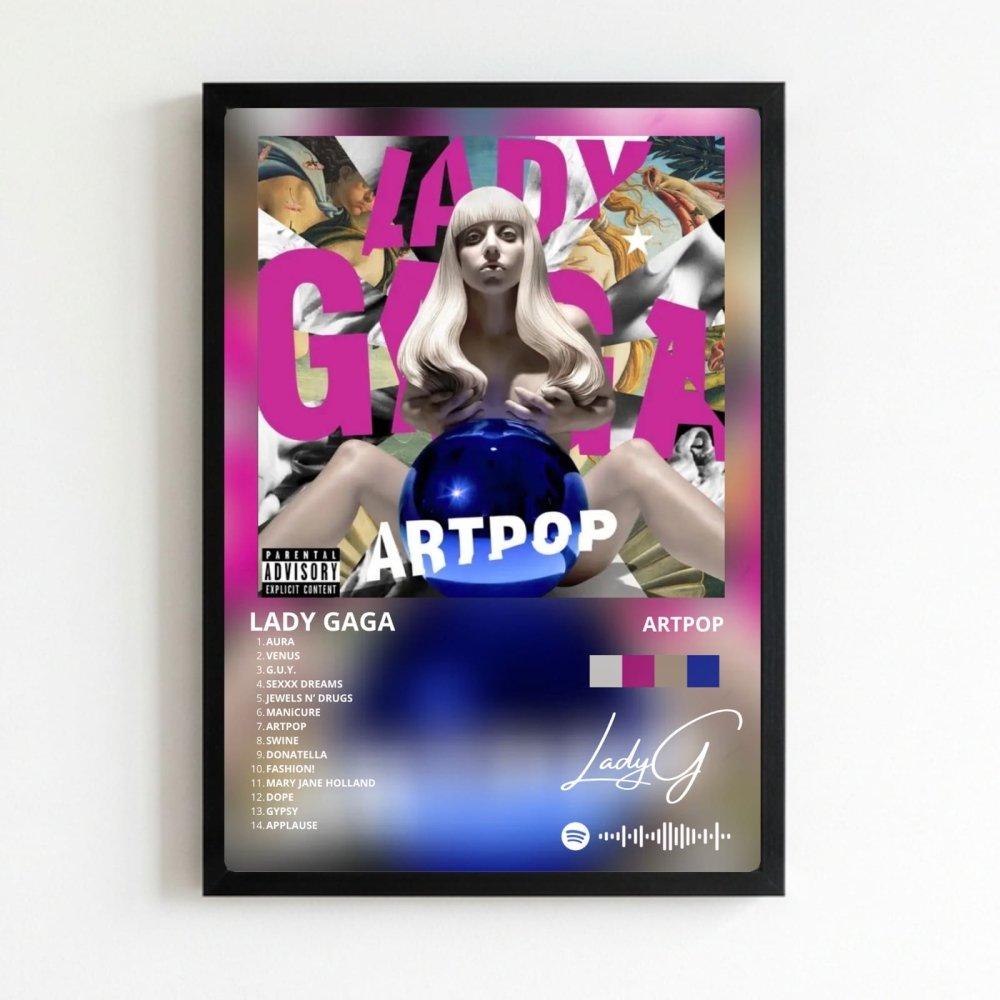Lady Gaga - ARTPOP Poster with Frame - Vibes DistrictLady Gaga - ARTPOP Poster with Frame poster NeroVibes District
