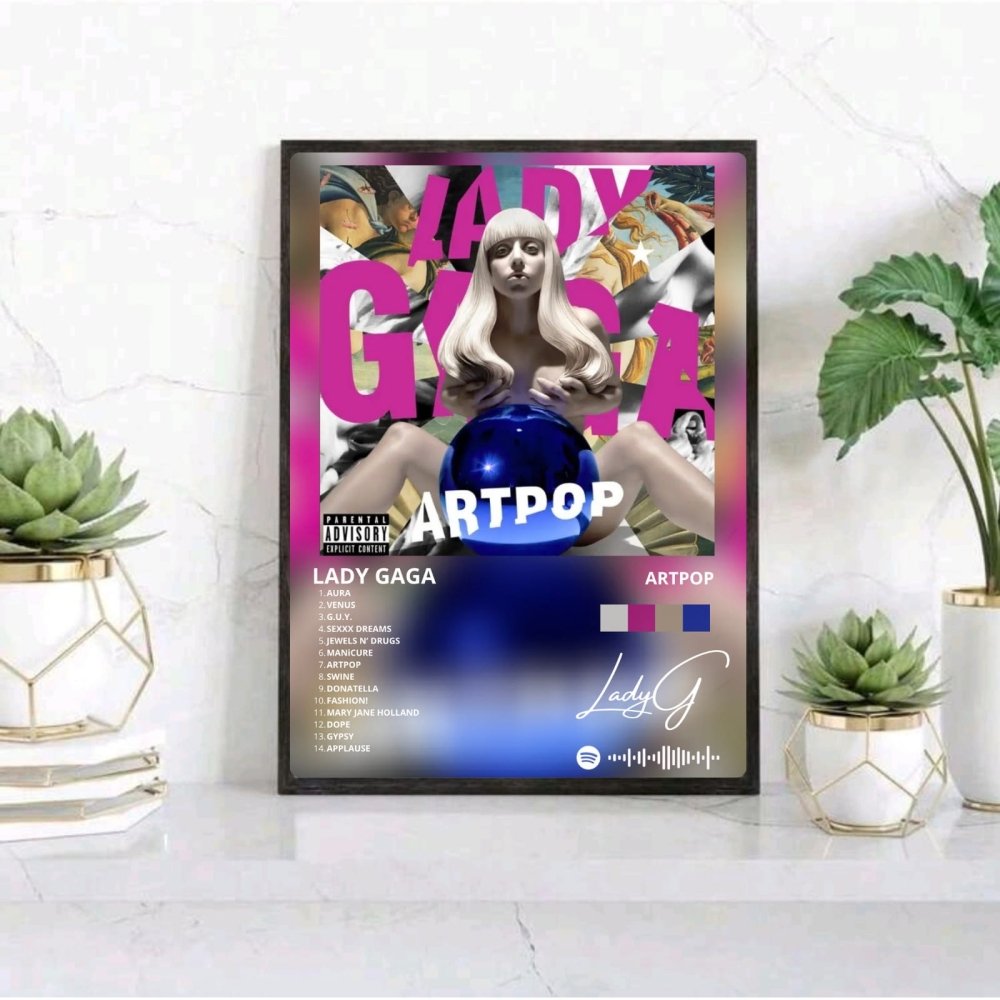 Lady Gaga - ARTPOP Poster with Frame - Vibes DistrictLady Gaga - ARTPOP Poster with Frame poster GoldVibes District