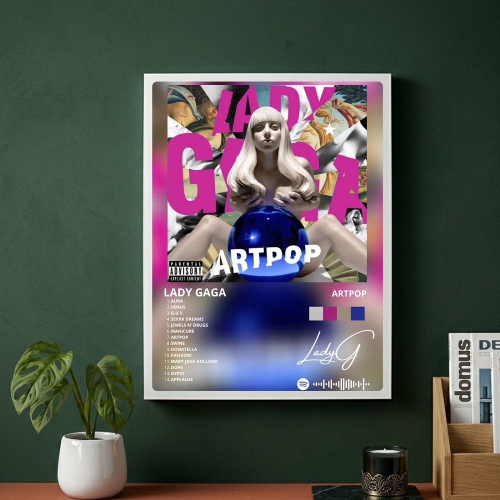 Lady Gaga - ARTPOP Poster with Frame - Vibes DistrictLady Gaga - ARTPOP Poster with Frame poster GoldVibes District