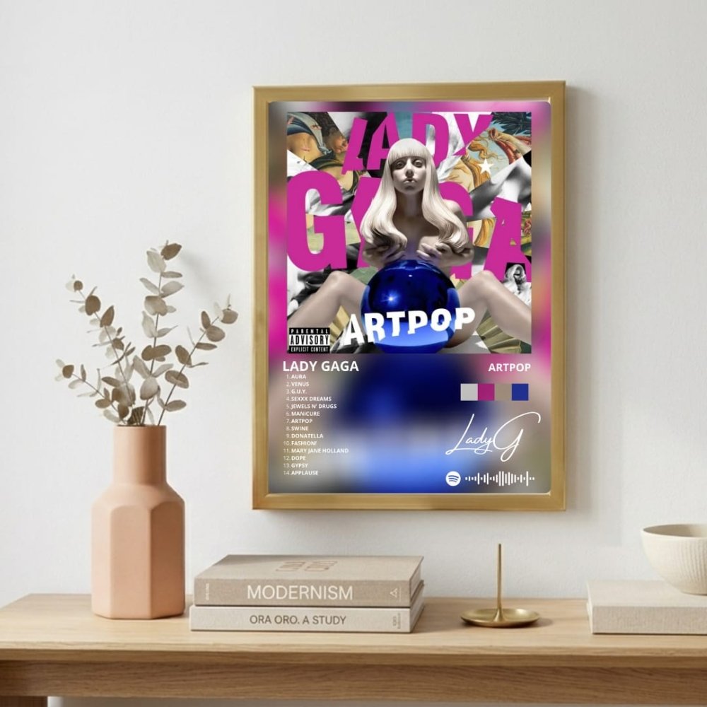 Lady Gaga - ARTPOP Poster with Frame - Vibes DistrictLady Gaga - ARTPOP Poster with Frame poster GoldVibes District